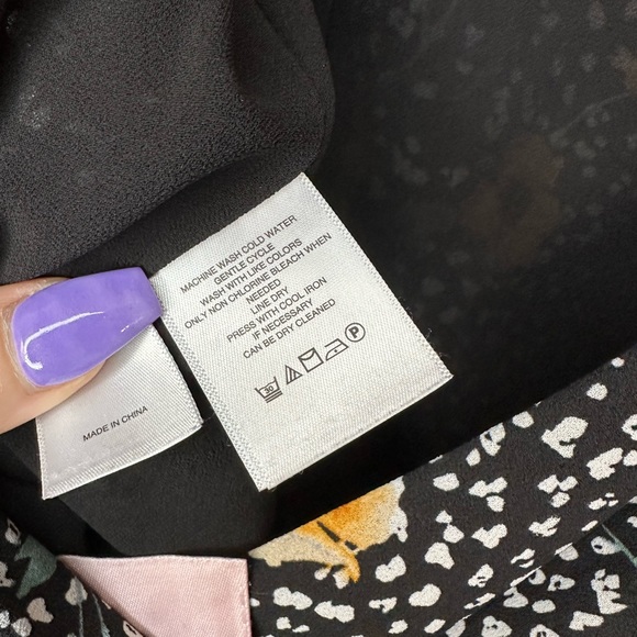 Great Jones Faux Wrap Long Dress sz.6 - Picture 6 of 6